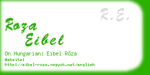 roza eibel business card